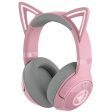 Auscultadores Gaming Bluetooth Razer Kraken Kitty V2 - Quartz on Sale