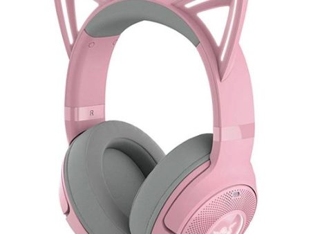 Auscultadores Gaming Bluetooth Razer Kraken Kitty V2 - Quartz on Sale