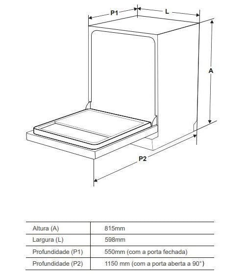 Máquina Lavar Loiça Encastre JoceL JLLE022004 14 Conjuntos D Supply