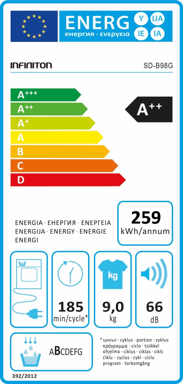 Máquina de Secar Infiniton SD-B98G | Aço inoxidável For Sale