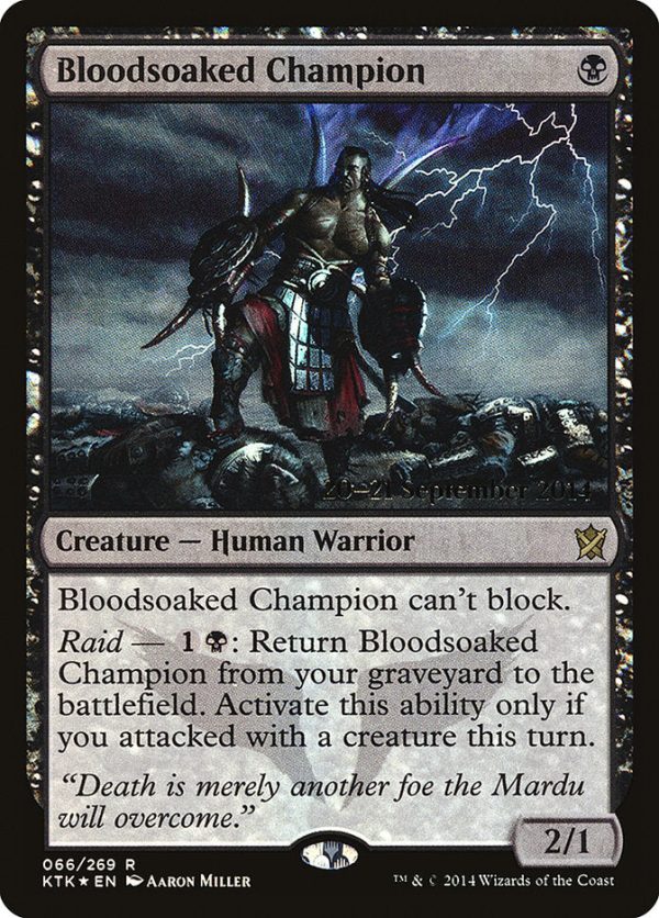 Bloodsoaked Champion [Khans of Tarkir Prerelease Promos] Online