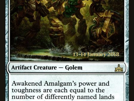 Awakened Amalgam [Rivals of Ixalan Prerelease Promos] For Cheap