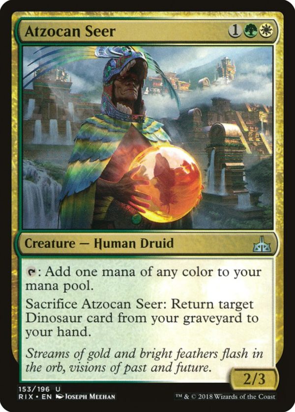 Atzocan Seer [Rivals of Ixalan] For Sale