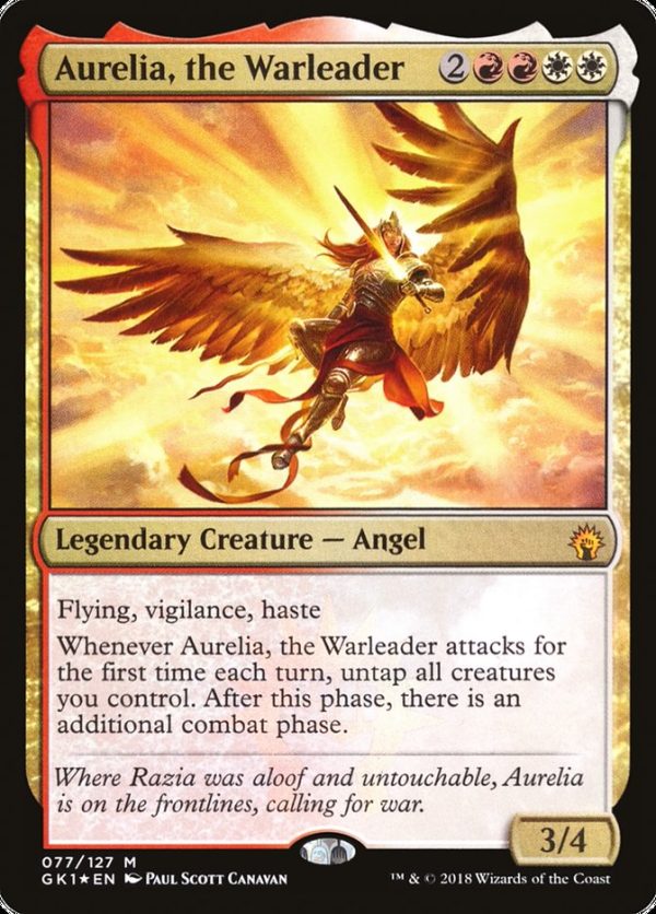 Aurelia, the Warleader [Guilds of Ravnica Guild Kit] For Sale