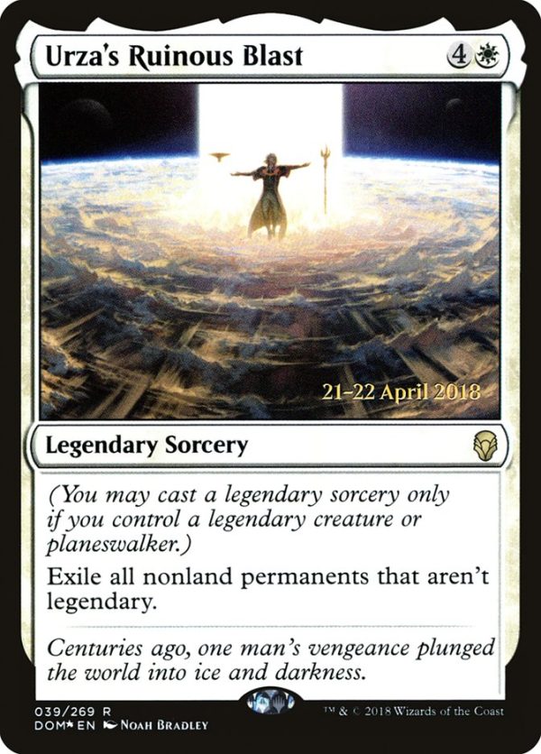 Urza s Ruinous Blast [Dominaria Prerelease Promos] on Sale