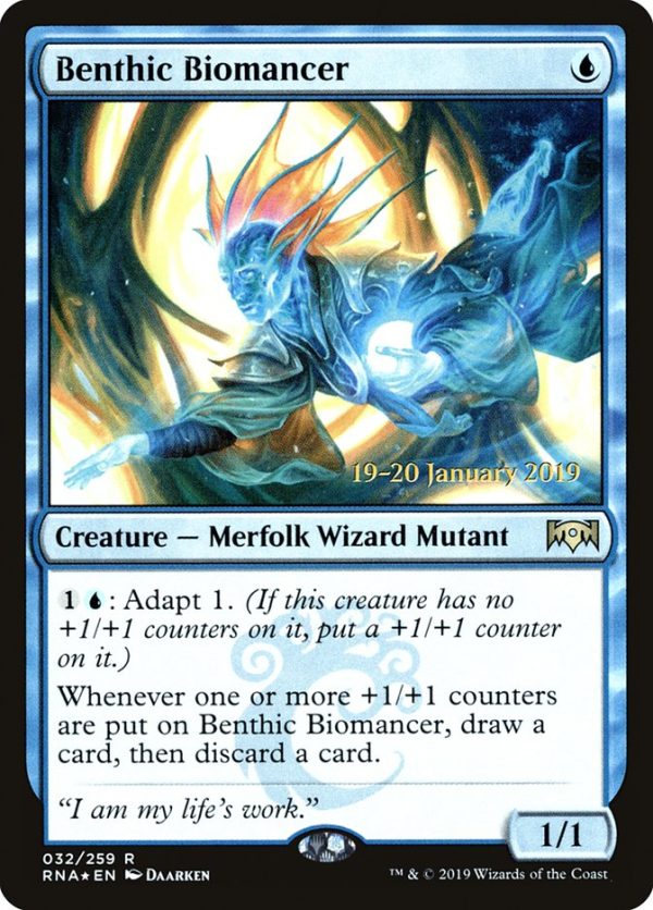 Benthic Biomancer [Ravnica Allegiance Prerelease Promos] Sale