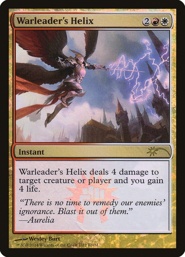 Warleader s Helix [Friday Night Magic 2014] Cheap