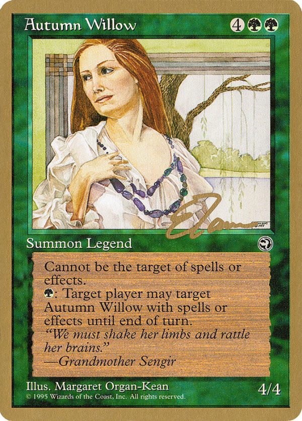 Autumn Willow (Eric Tam) [Pro Tour Collector Set] Cheap