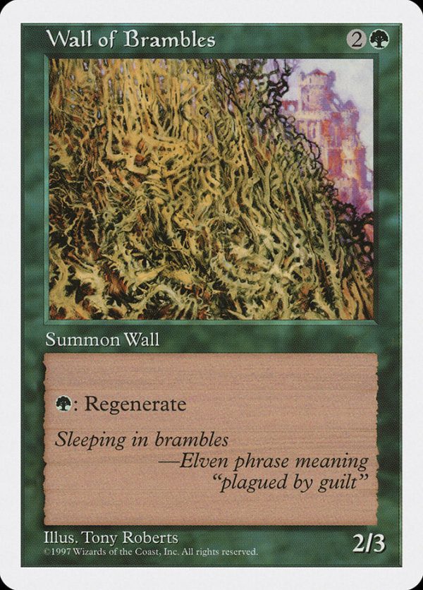 Wall of Brambles [Fifth Edition] Online Sale