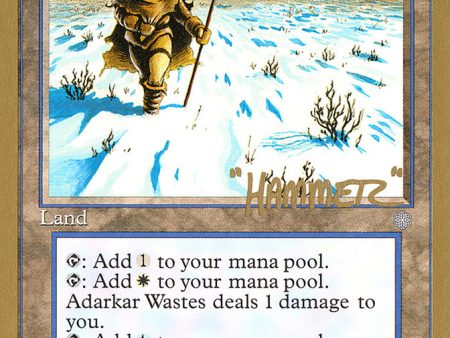 Adarkar Wastes (Shawn  Hammer  Regnier) [Pro Tour Collector Set] Supply