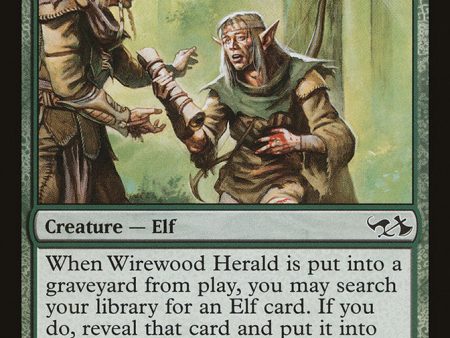 Wirewood Herald [Duel Decks: Elves vs. Goblins] on Sale