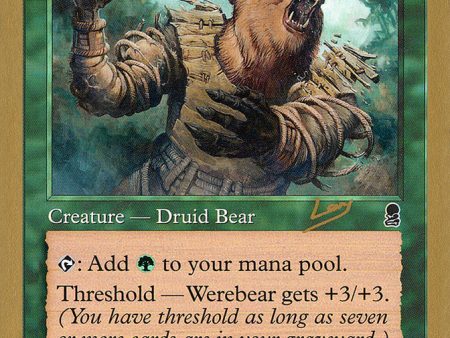 Werebear (Raphael Levy) [World Championship Decks 2002] Cheap