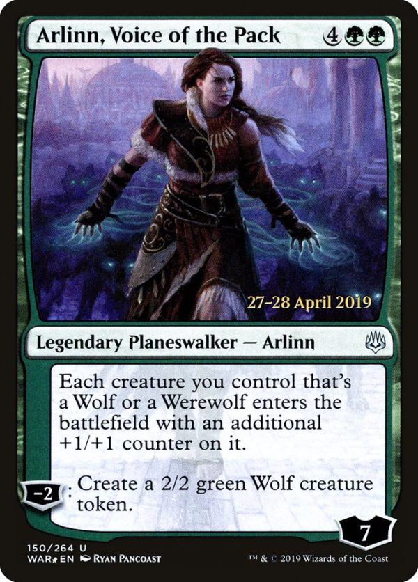 Arlinn, Voice of the Pack [War of the Spark Prerelease Promos] Sale