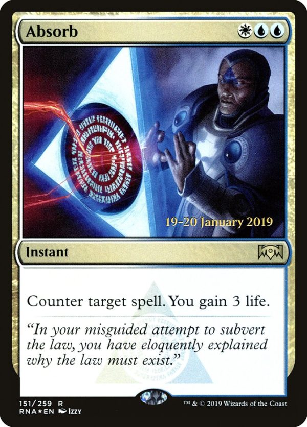 Absorb [Ravnica Allegiance Prerelease Promos] Discount