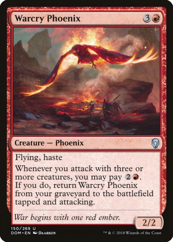 Warcry Phoenix [Dominaria] Online now