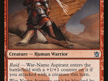 War-Name Aspirant [Khans of Tarkir] Online Hot Sale