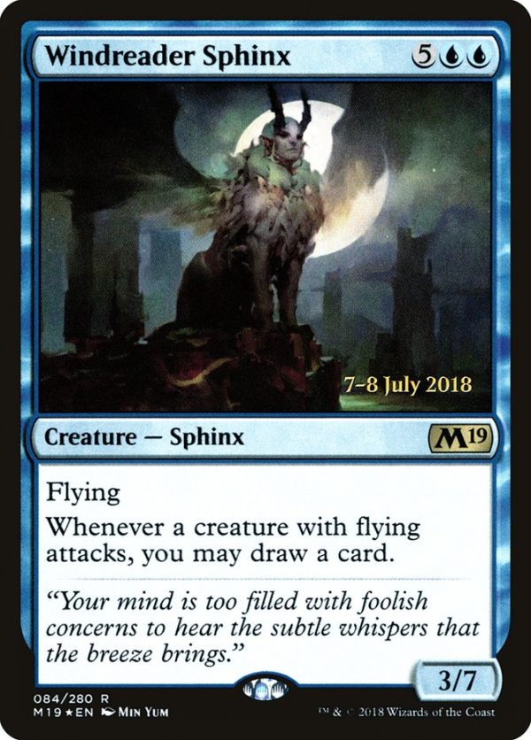 Windreader Sphinx [Core Set 2019 Prerelease Promos] Online Hot Sale