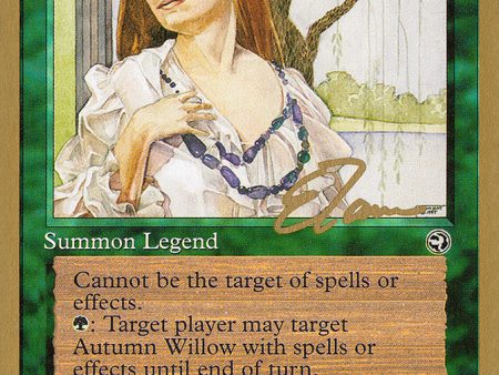 Autumn Willow (Eric Tam) (SB) [Pro Tour Collector Set] For Sale