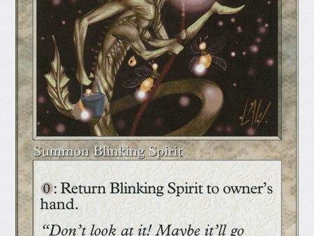 Blinking Spirit [Fifth Edition] For Cheap