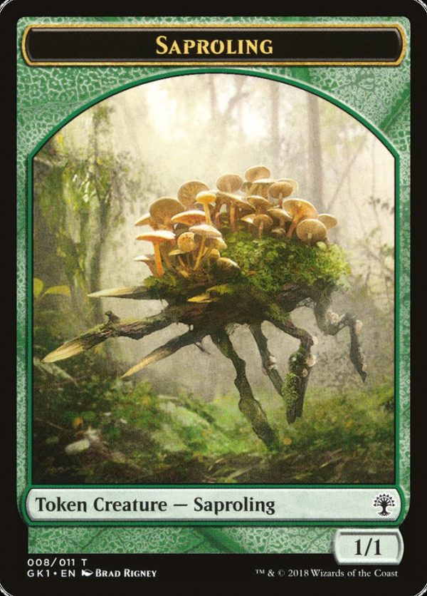 Voja    Saproling Double-Sided Token [Guilds of Ravnica Guild Kit Tokens] Hot on Sale