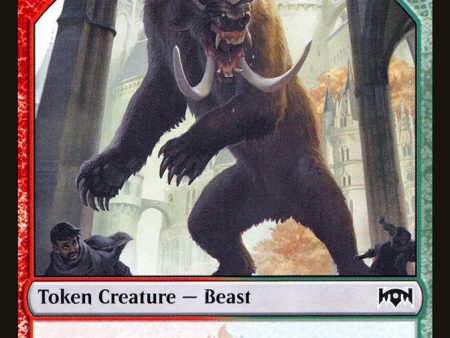 Beast Token [Ravnica Allegiance Tokens] Online Sale