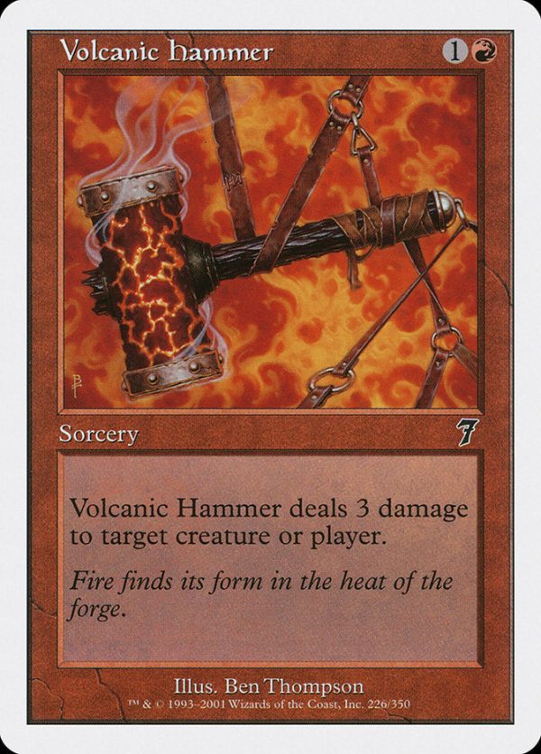 Volcanic Hammer [Seventh Edition] Online Sale