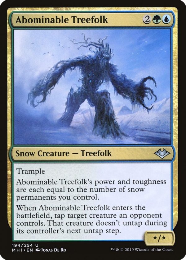 Abominable Treefolk [Modern Horizons] Sale