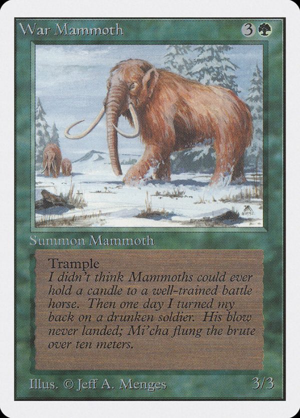 War Mammoth [Unlimited Edition] Supply