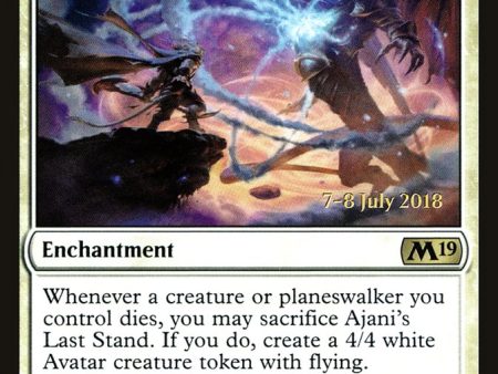 Ajani s Last Stand [Core Set 2019 Prerelease Promos] Online Hot Sale