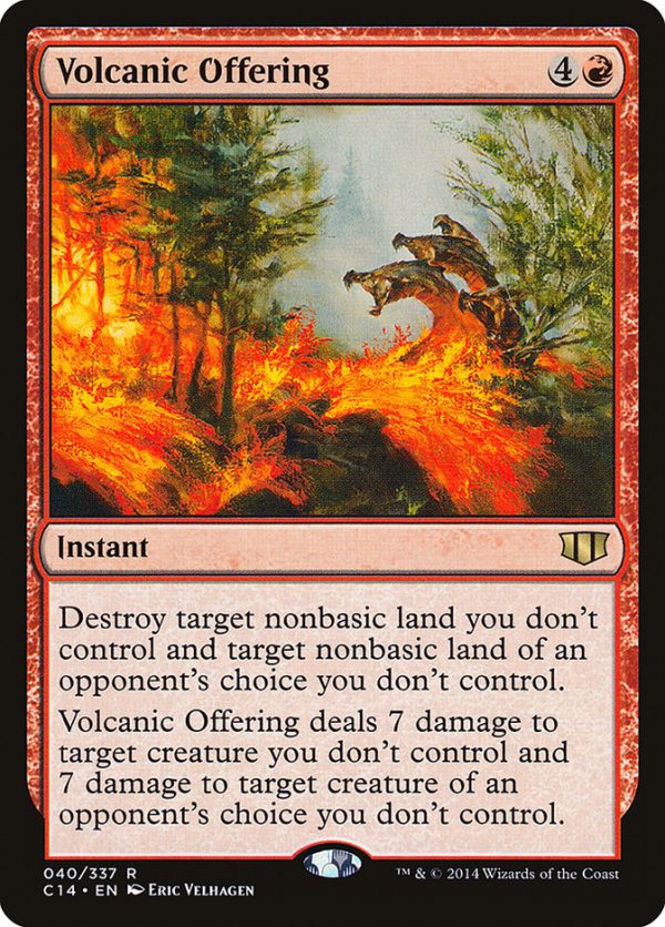 Volcanic Offering [Commander 2014] Sale