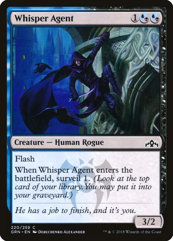 Whisper Agent [Guilds of Ravnica] Hot on Sale