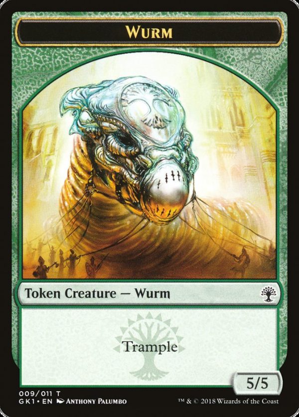 Wurm    Saproling Double-Sided Token [Guilds of Ravnica Guild Kit Tokens] For Discount