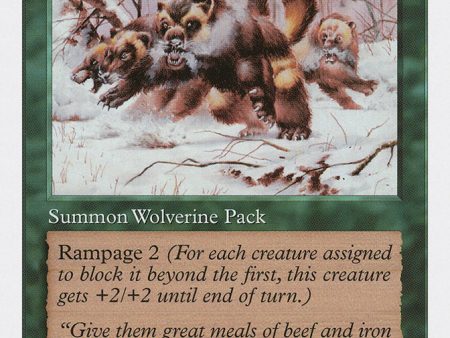 Wolverine Pack [Fifth Edition] For Cheap