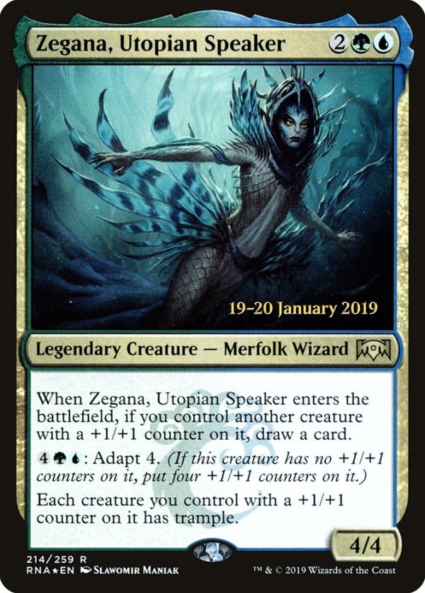 Zegana, Utopian Speaker [Ravnica Allegiance Prerelease Promos] Supply