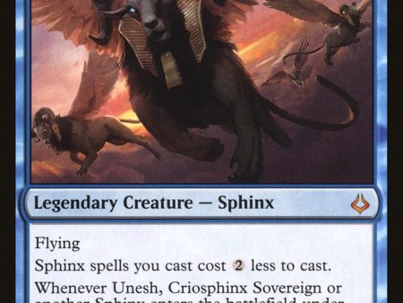 Unesh, Criosphinx Sovereign [Hour of Devastation] Online now