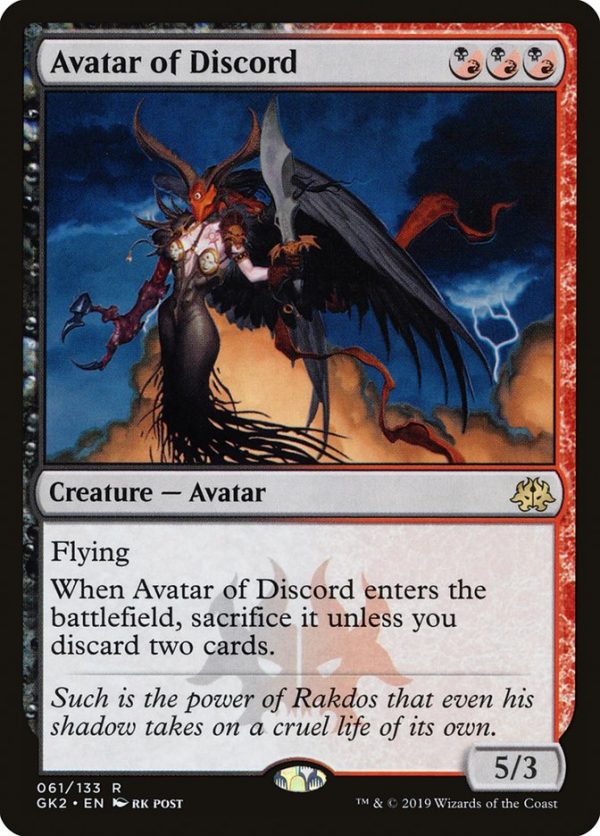 Avatar of Discord [Ravnica Allegiance Guild Kit] Supply