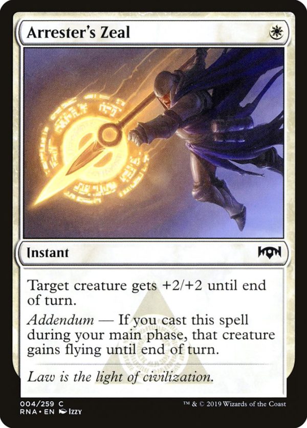 Arrester s Zeal [Ravnica Allegiance] Cheap