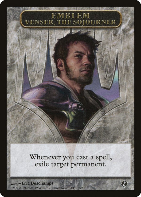 Venser, the Sojourner Emblem [Duel Decks: Venser vs. Koth Tokens] For Sale