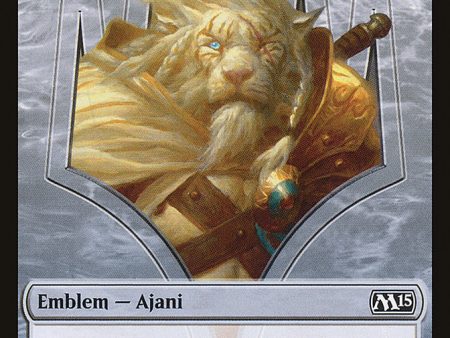 Ajani Steadfast Emblem [Magic 2015 Tokens] Supply