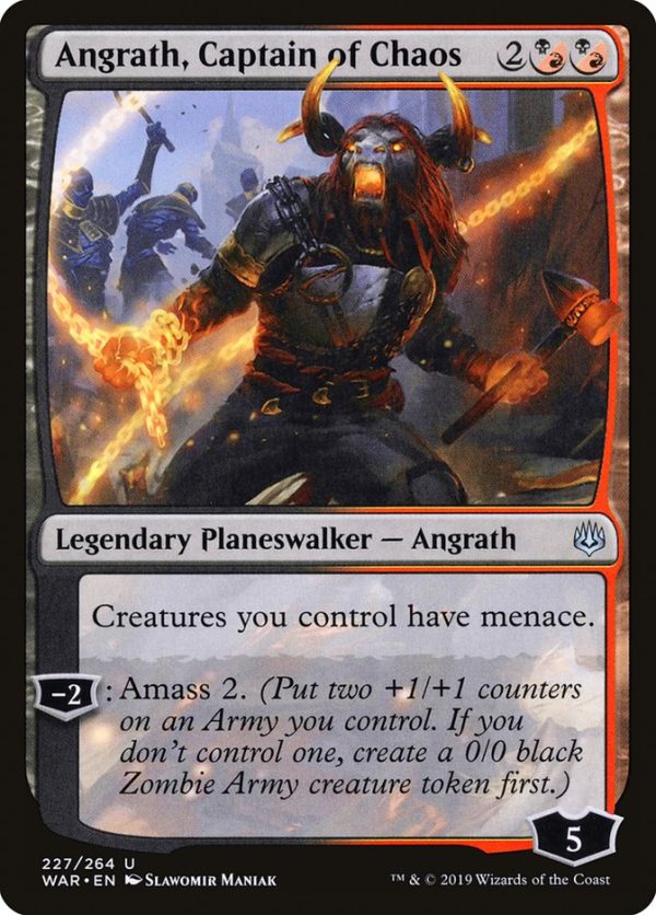 Angrath, Captain of Chaos [War of the Spark] Hot on Sale