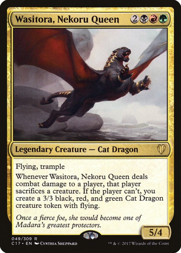 Wasitora, Nekoru Queen [Commander 2017] For Discount