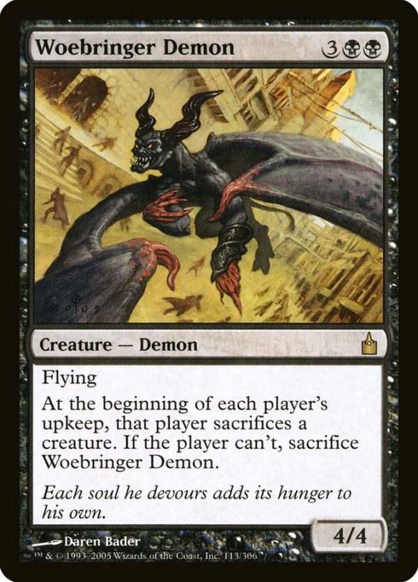 Woebringer Demon [Ravnica: City of Guilds] Online now